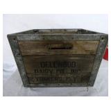 WOODEN DELLWOOD DAIRY BOX
