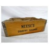 NESSES WOODEN SAUSAGE BOX 15X12