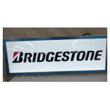 OLD STOCK LIGHTUP BRIDGESTONE SIGN