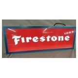 OLD STOCK FIRESTONE LIGHTUP SIGN