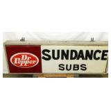 DR. PEPPER SUNDANCE STORE SIGN