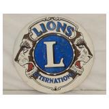 18IN. LIONS INTERNATIONAL SIGN