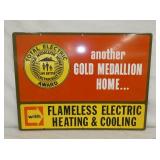 24X18 GOLD MEDALLION ELEC. HOME SIGN
