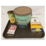 UPPER 1/GUN OIL/LARD TINS