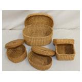 VIEW 3 INSIDE VIEW HANDMADE BASKETS