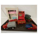 EARLY TOY TRUCKS/CARS/COIN BANKS