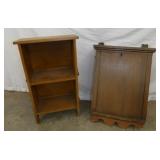 PINE DROPFRONT WALLHANGER/BOOKSHELF 