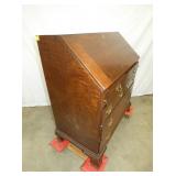 VIEW 4 WALNUT DROP FRONT SECRETARY 