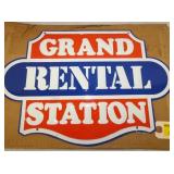 VIEW 2 CLOSEUP GRAND RENTAL STATION SIGN 