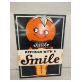 20X27 SMILE SIGN W/ORANGE