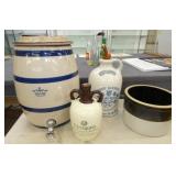 1/2-2G. STONWARE CHURNS/CROCKS/JUGS