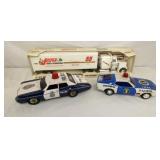 JASPER ERTL TRUCK/BO POLICE TIN CARS