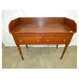 EARLY 2 DRAWER SERVER W/PULL OUT