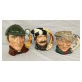 LG. ROYAL DALTON TOBY MUGS