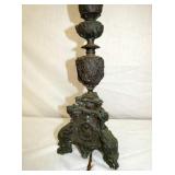 VIEW 3 BOTTOM VIEW BRONZE LAMP