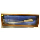 18IN. HANDMADE KNIFE W/12IN. BLADE 