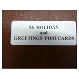 BOOK OF 96 HOLDAY/GREETING POSTCARDS