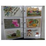 VIEW 4 EARLY HOLIDAY/GREETINGS POSTCARDS