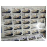 VIEW 6 TRAINS/BOATS/AIRPLANE STAMPS