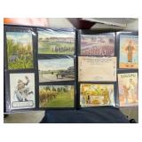 VIEW 4 BOOK OF ARMY POSTCARDS
