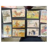 VIEW 6 BOOK OF ARMY POSTCARDS