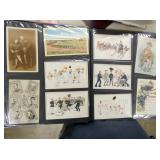 VIEW 8 BOOK OF ARMY POSTCARDS