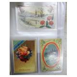 VIEW 3 BOOK OF EMB. HOLIDAY POSTCARDS