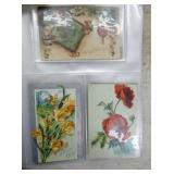 VIEW 6 BOOK OF EMB. HOLIDAY POSTCARDS