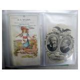 VIEW 8 BOOK OF EMB. HOLIDAY POSTCARDS