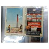 VIEW 4 BOOK OF EARLY ADV. POSTCARDS