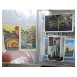 VIEW 5 BOOK OF EARLY ADV. POSTCARDS