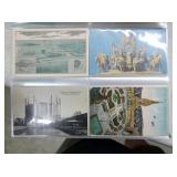 VIEW 3 WORLDS FAIR CHICAGO/NY POST CARD