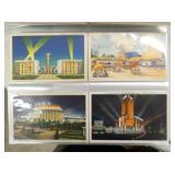 VIEW 4 WORLDS FAIR CHICAGO/NY POST CARD