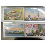 VIEW 5 WORLDS FAIR CHICAGO/NY POST CARD