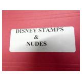 BOOK OF DISNEY & NUDE STAMPS