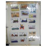 BOOK OF RR STAMPS/REAL RR PHOTOS