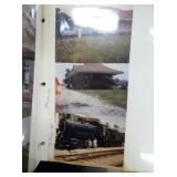 BOOK OF RR STAMPS/REAL RR PHOTOS