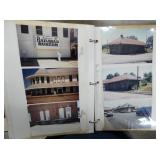 BOOK OF RR STAMPS/REAL RR PHOTOS