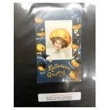  RARE EMB. HALLOWEEN POSTCARD