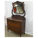 VIEW 3 RIGHTSIDE OAK DRESSER