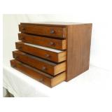 VIEW 3 SIDEVIEW WALNUT SPOOL CABINET