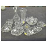 CUT CRYSTAL GLASSWARE