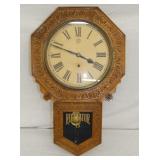 OAK REGULATOR WALL CLOCK
