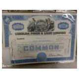 POWER/FILM/TILE/TIRE COMPANY STOCK CERT.