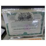 POWER/FILM/TILE/TIRE COMPANY STOCK CERT.