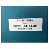 CA/MOVIE STAR HOMES POSTCARDS 
