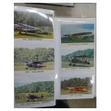 BOOK OF AVIATION POSTCARDS 