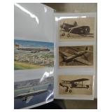 BOOK OF AVIATION POSTCARDS 