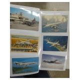 BOOK OF AVIATION POSTCARDS 