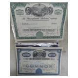 BOOK OF ERIE PA RR STOCK CERTIFICATES 